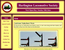 Tablet Screenshot of harlingtonlocomotivesociety.org.uk